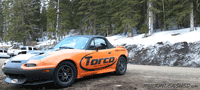 miata in a snow