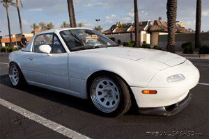 white miata