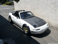 miata with fleared wheels